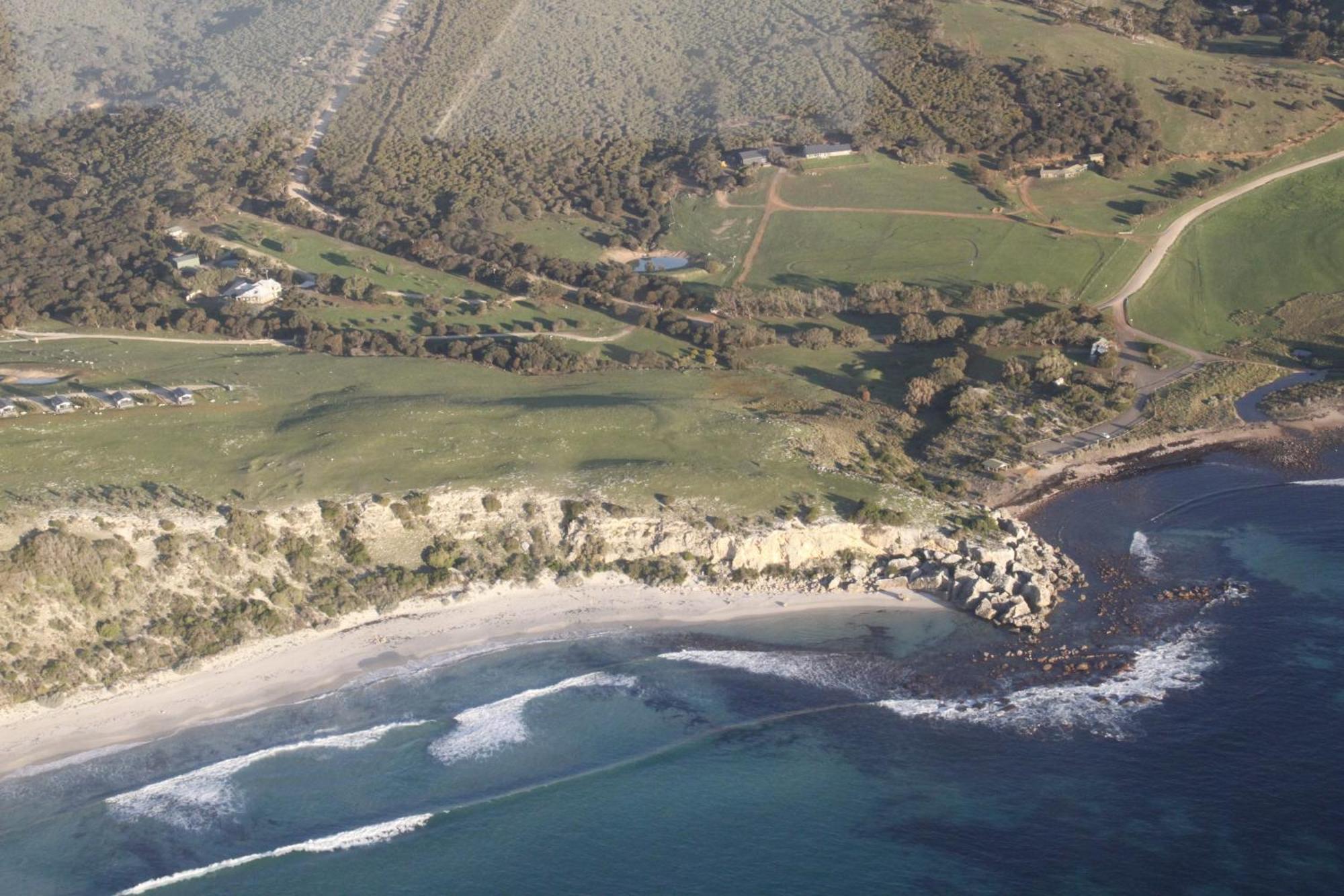 Waves & Wildlife Cottages Kangaroo Island Stokes Bay Bagian luar foto